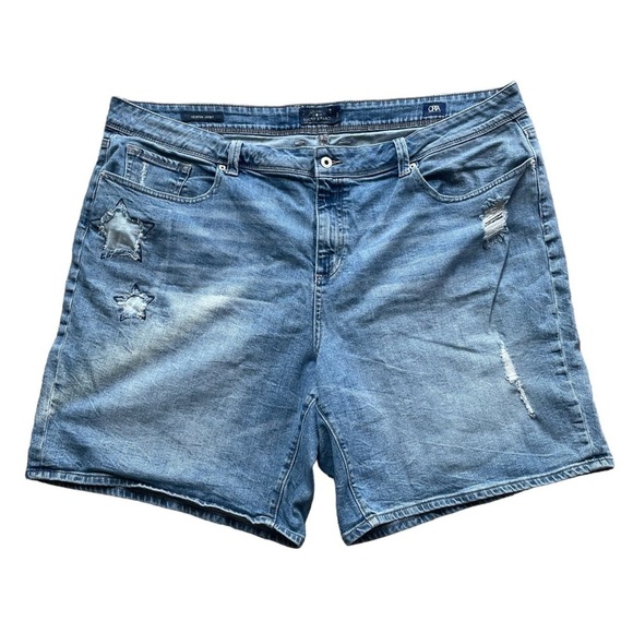 Lucky Brand Plus Size Distressed 'Georgia' Bermuda Shorts sz 24W. - Picture 1 of 4